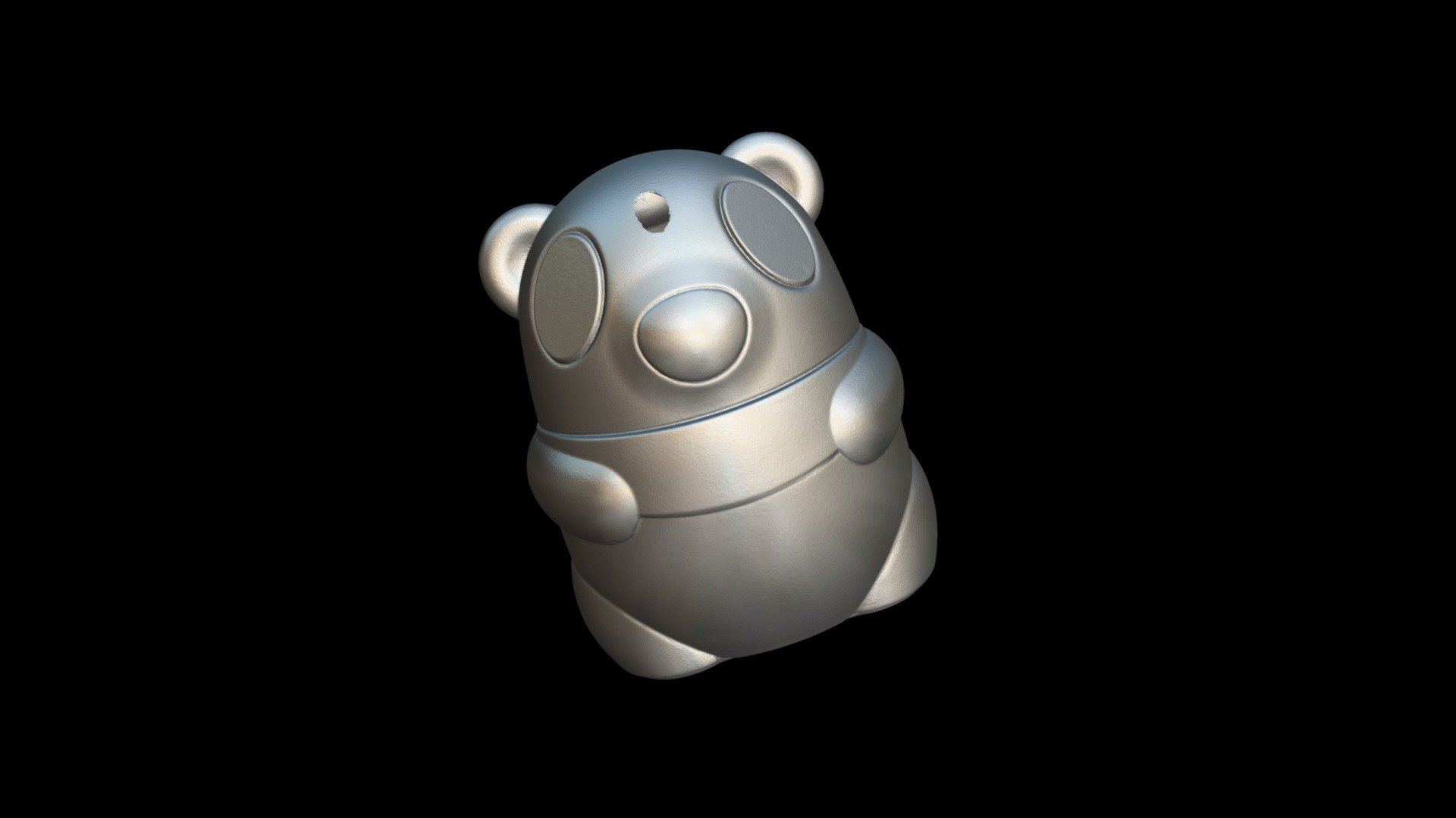 Creative panda automatic toothpick box