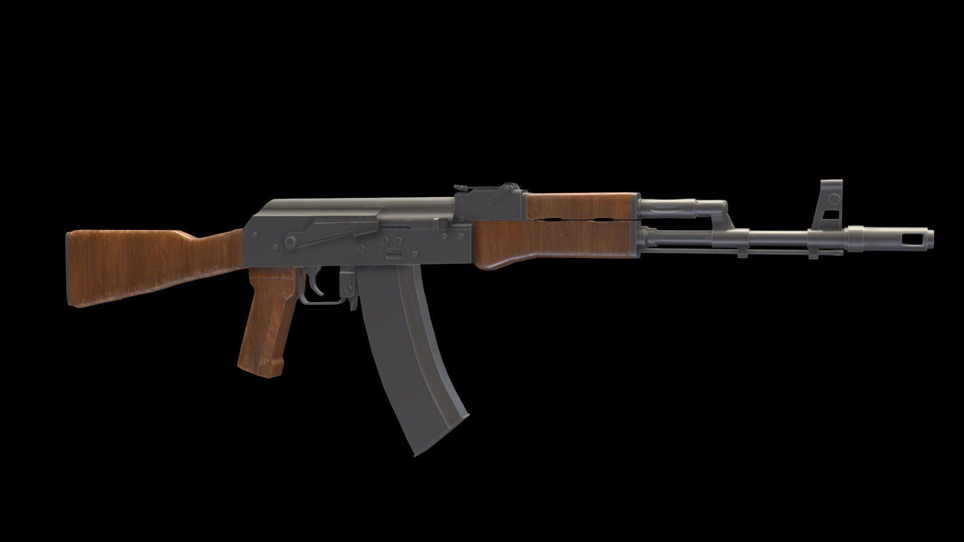 AK74 - Download Free 3D model by sh4m4n [f882115] - Sketchfab