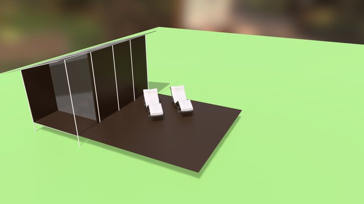 山の家_サウナ 3D Model