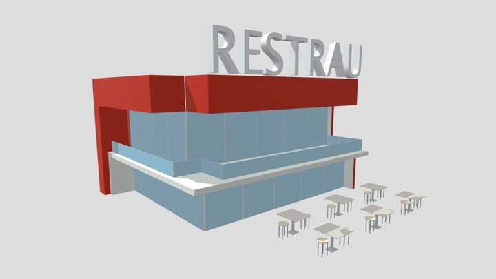 Restau 1 3D Model