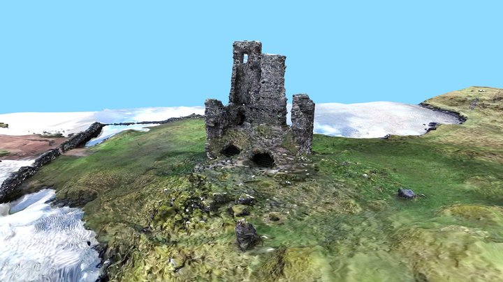 Ardvreck Castle 3D Model