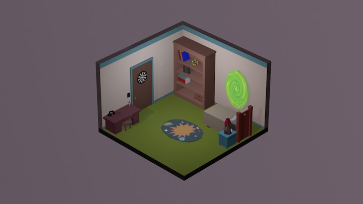 Morty's Bedroom 3D Model