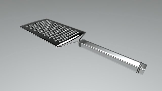 Flat Grater 3D Model