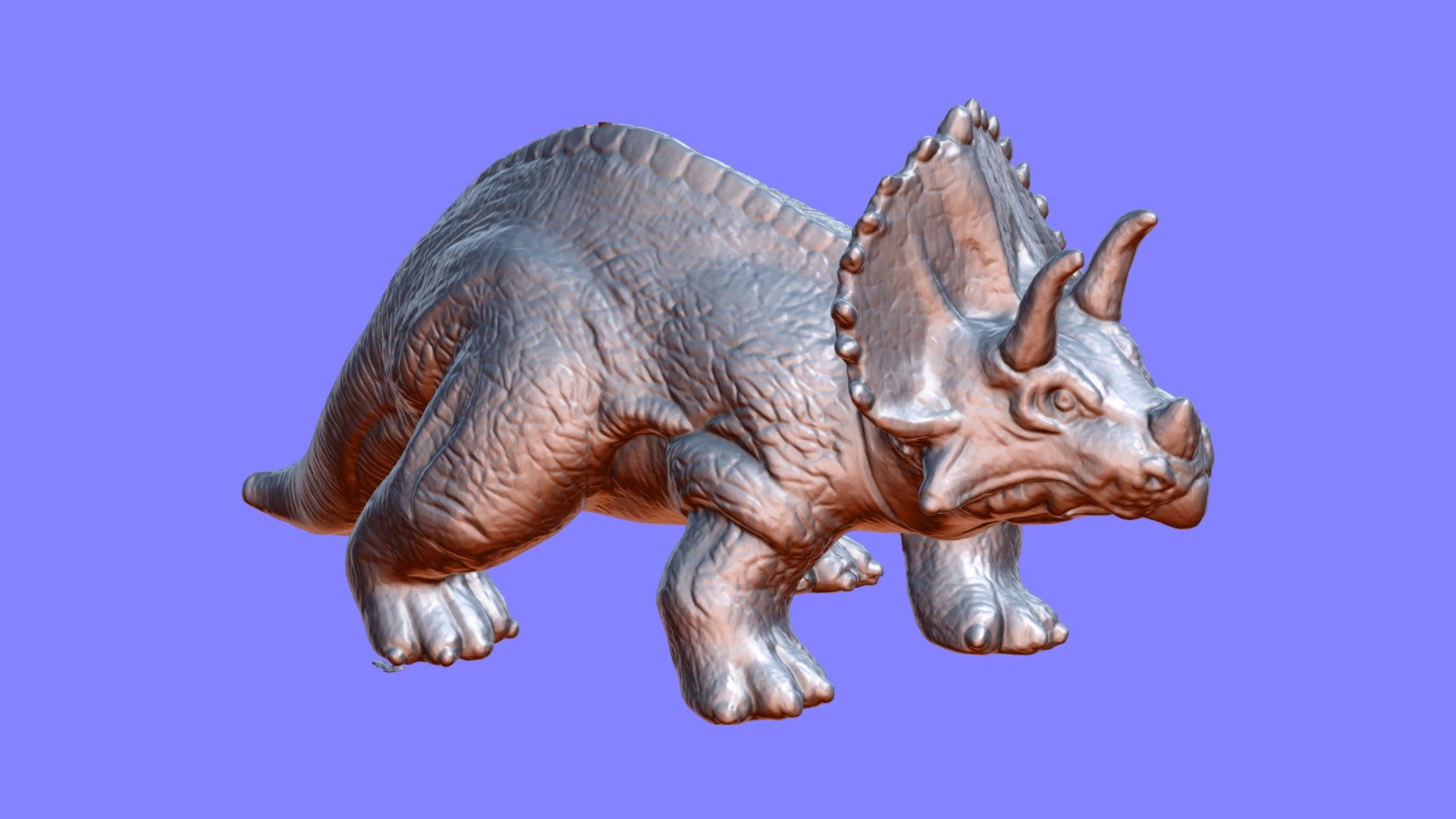 Rubber Triceratops 3D SCAN