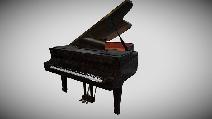 Piano 3D Model