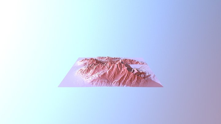 Mountain range 3D Model