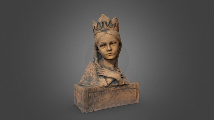 Queen St. Hedwig - bust 3D Model