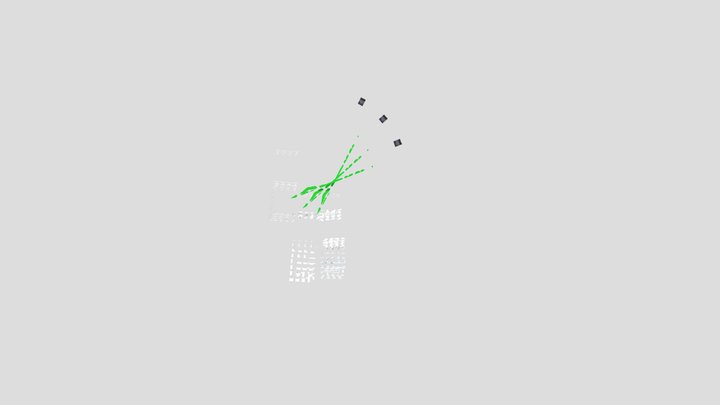 Triple-dark-blade 3D Model