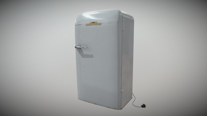 Zil Moskva Fridge 3D Model