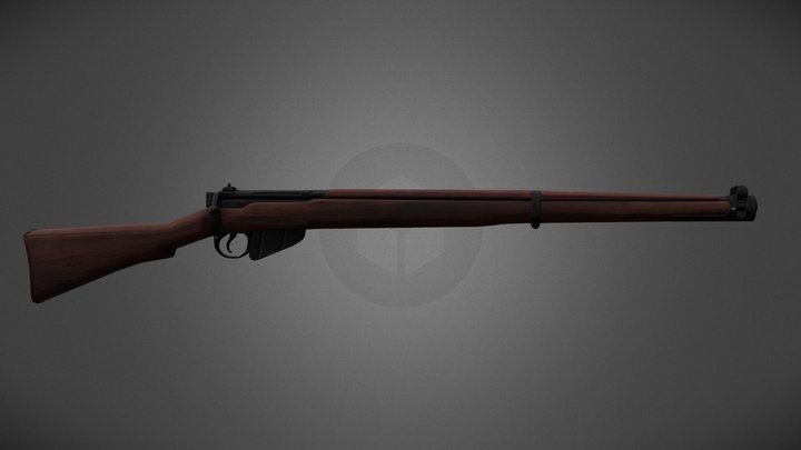 Lee Enfield Rifle 3D Model