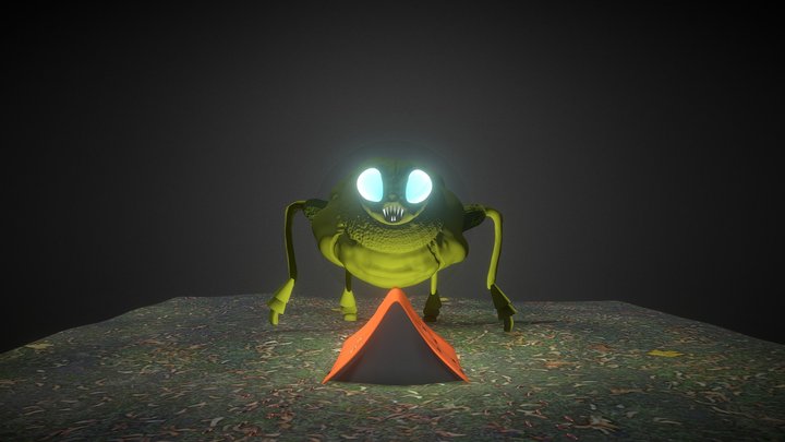 Camping horror story 3D Model