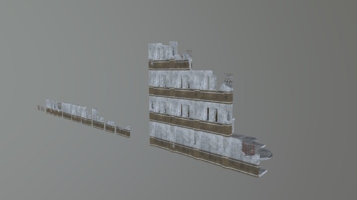 Modular Building 01 3D Model