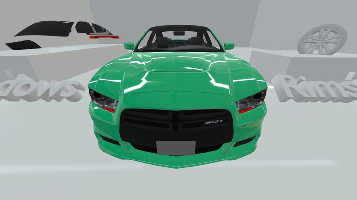 2012 Dodge Charger SRT8 3D Model