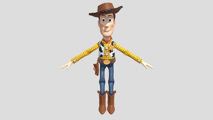 Woody Toy Story 3D Model