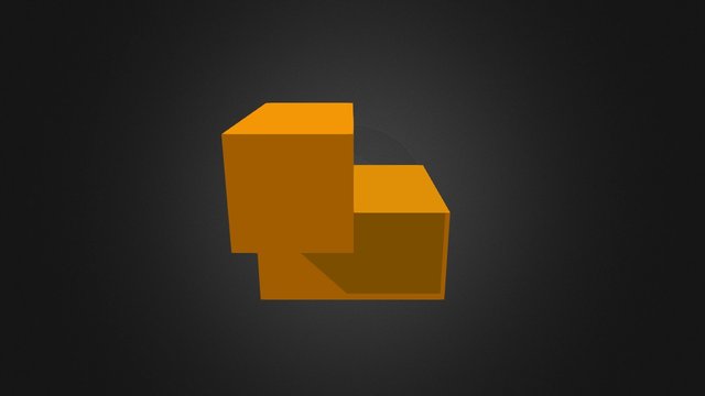 Puzzle Design Orange 3D Model