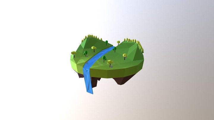 Polyart - Grassland 3D Model