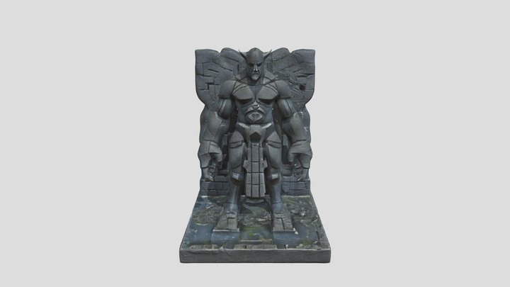 Brutalist sculpture 3D Model