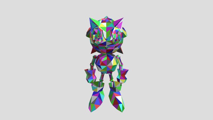 Sonic Mars Sample Program (ORIGINAL) 32X 3D Model
