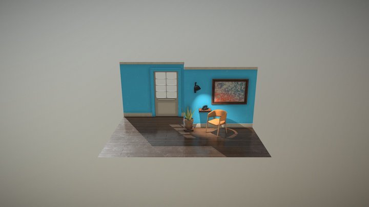 Little_Room_Scene 3D Model