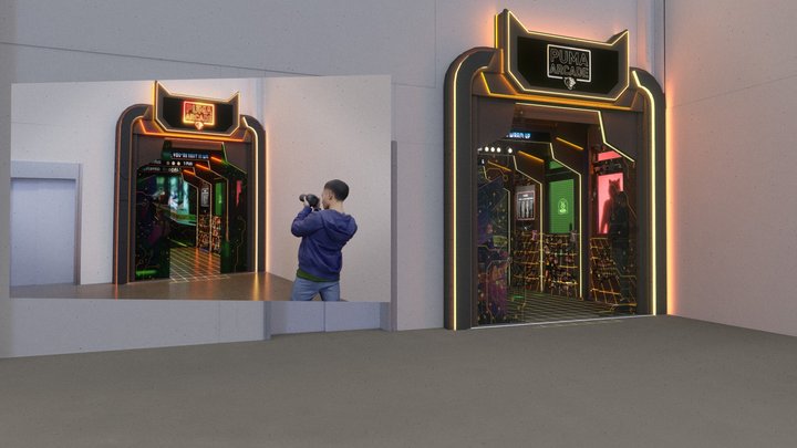Puma Arcade - VR Visualisation 3D Model
