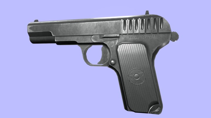 TULA TOKAREV TT-33 3D Model