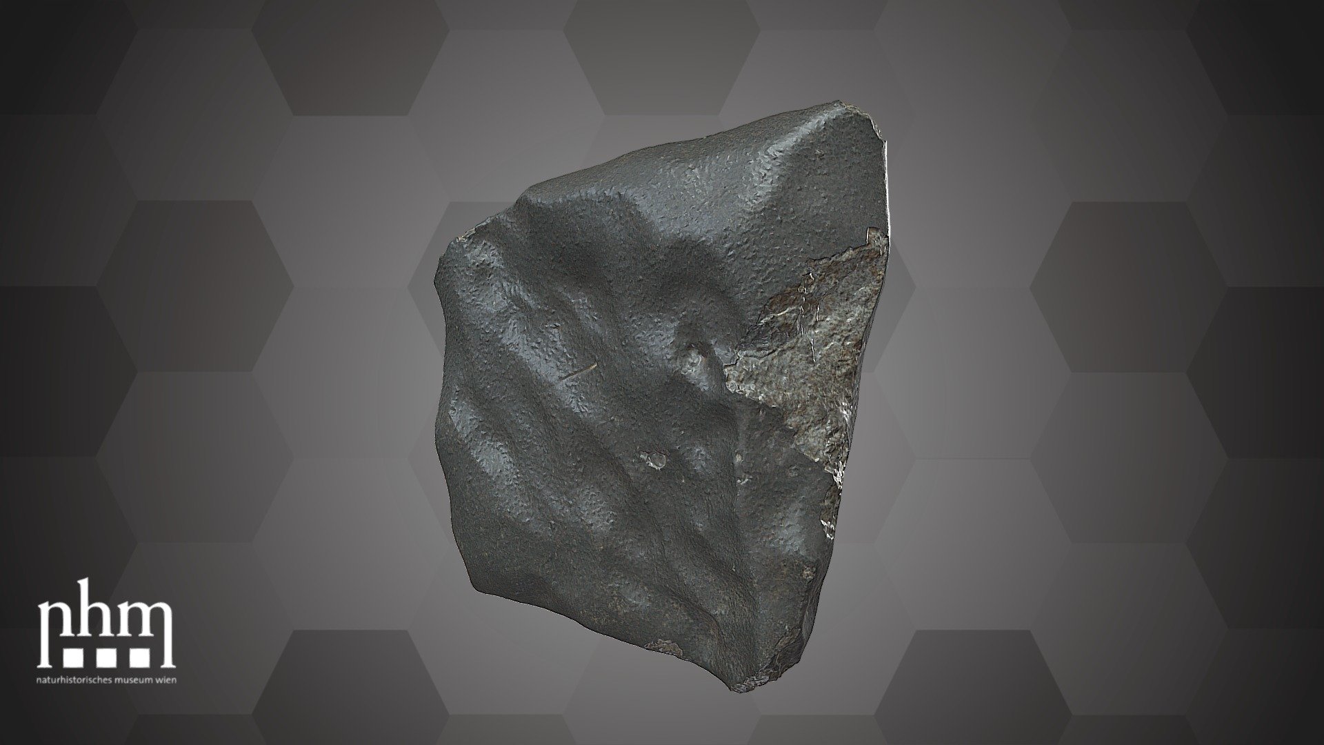 Tabor Meteorite (NHMW-MIN-A10) — Sketchfab embed 3D viewer