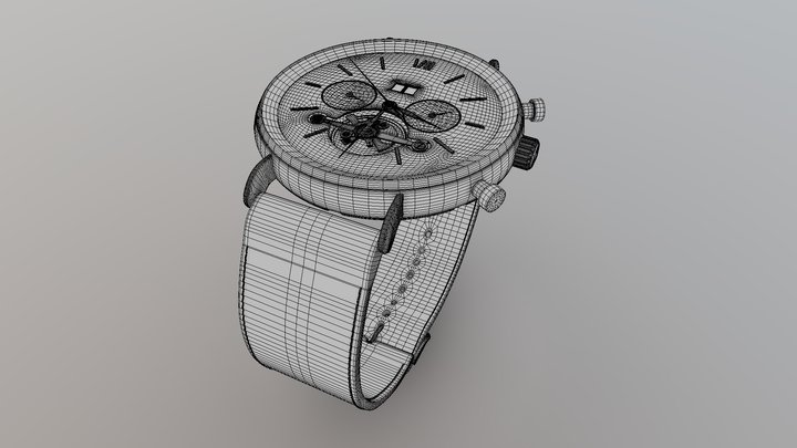 Reloj_sketchfab_pruba 3D Model