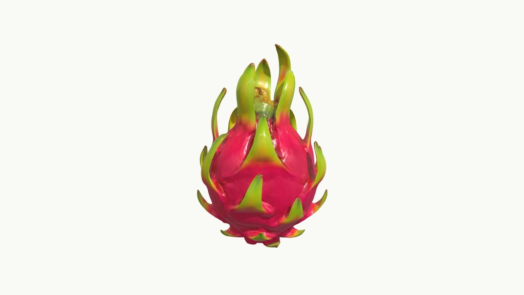 Realistic Dragonfruit 3d model