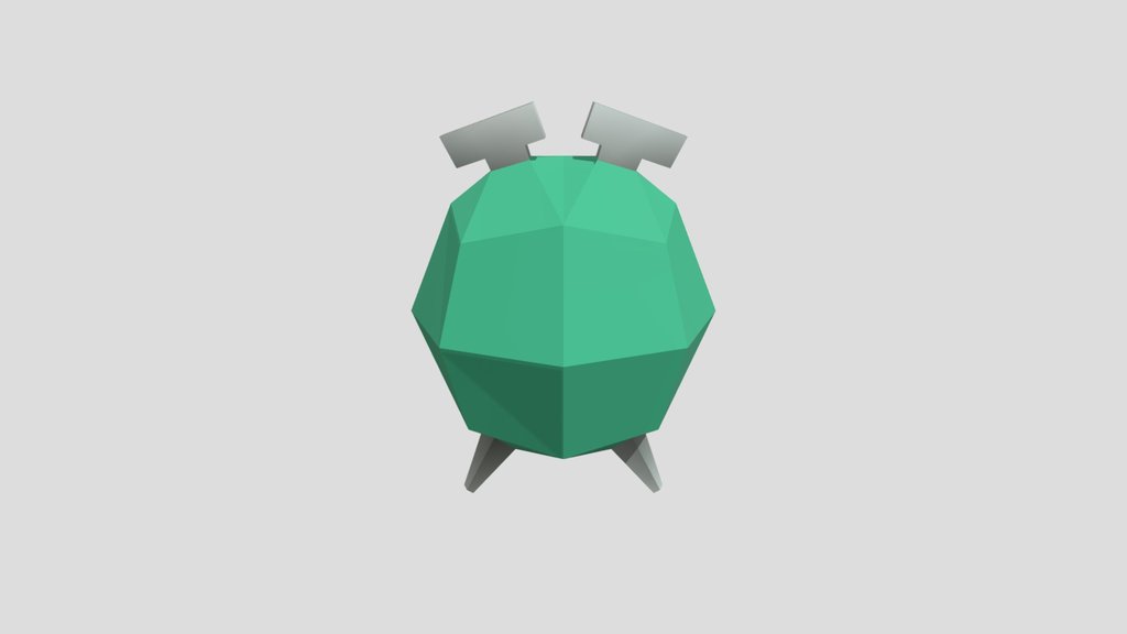 LOW POLY ALARM CLOCK