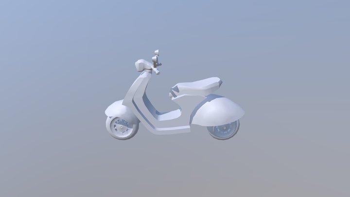 Scooter Model 3D Model
