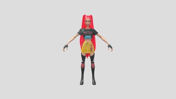mira_fortnite_x_huntrx 3D Model