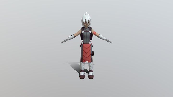 Low Poly Character 3D Model