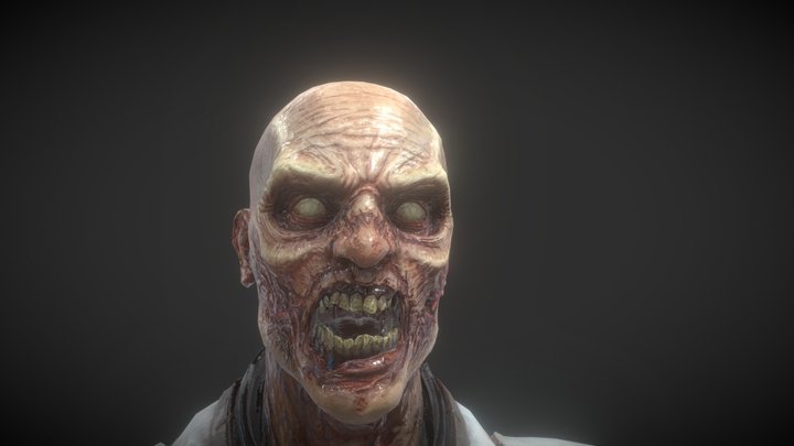 Zombie doom scientist – Modèle 3D gratuit STL