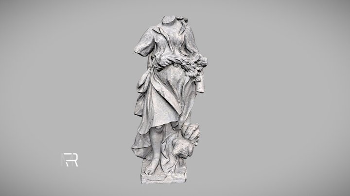 Hera Statue (Partially damaged during WWII) 3D Model