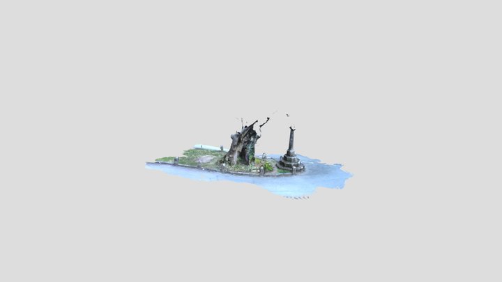 Ancient Oak in Meavy, Devon 3D Model