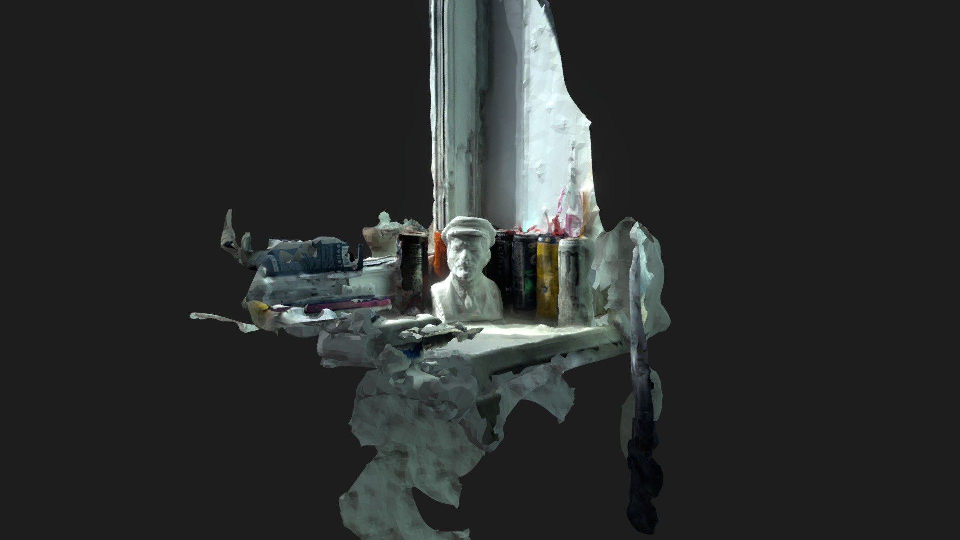 elderly art installation