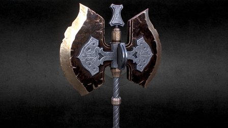 Gyrm Greataxe (Dark Souls 2 fan art) 3D Model