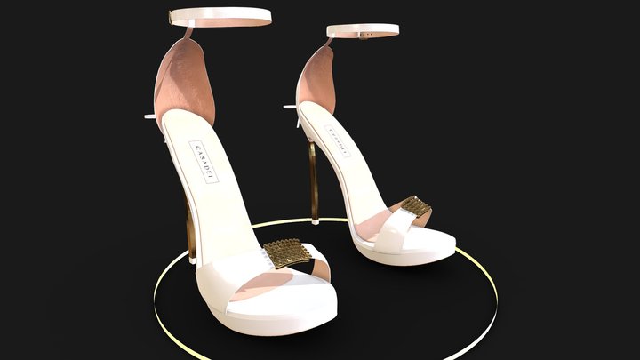 Cassadei Sandal - High Heels 3D Model