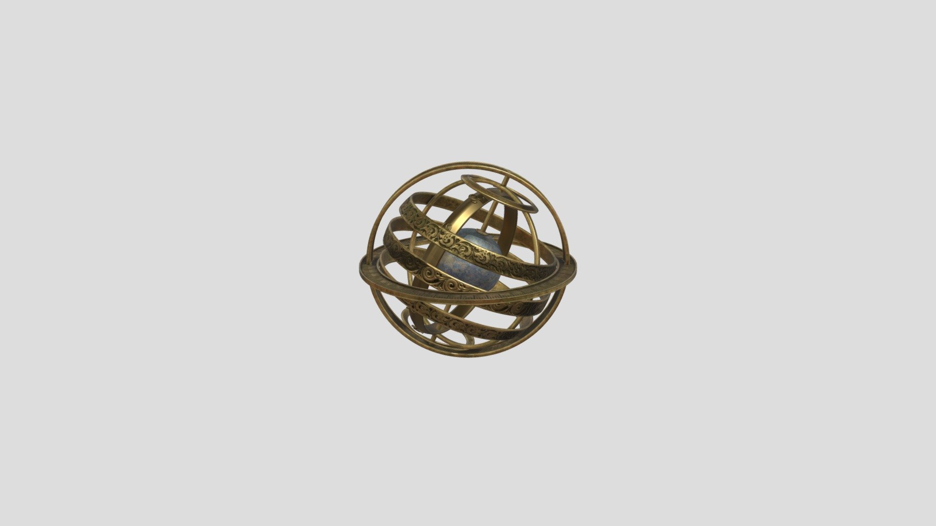 Project 1 - Armillary Sphere - 3D model by Darpan Musale (@darpan_m ...