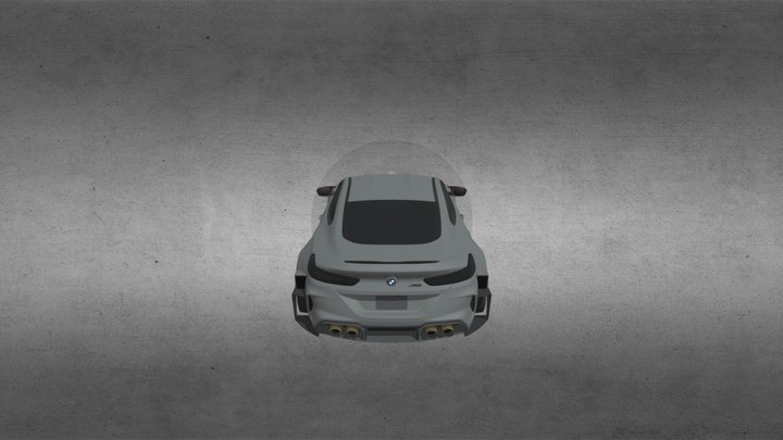 free-hyper-realistic-model-of-bmw-m8-competition 3D Model