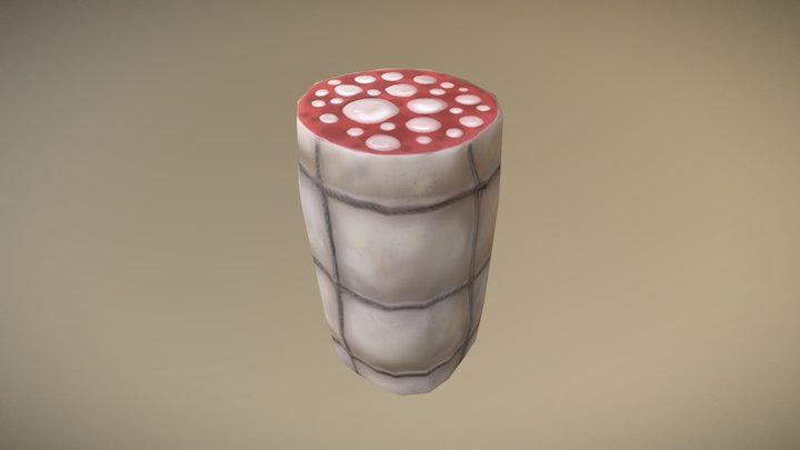 Saucisson cartoon 3D Model