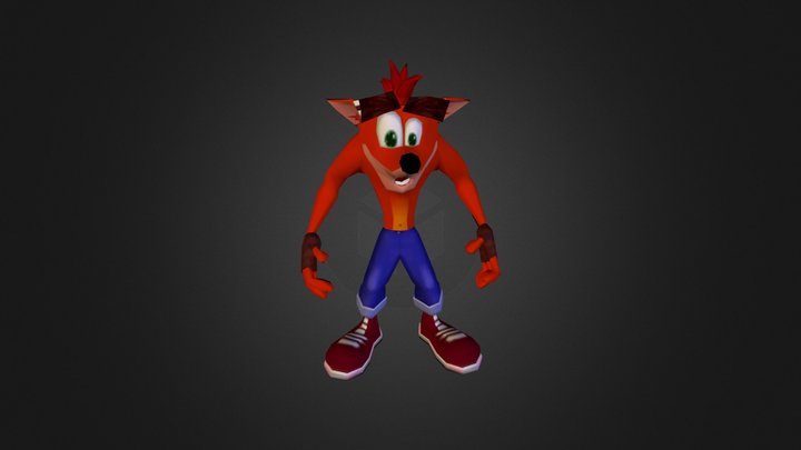 Crash Bandicoot 3D Model