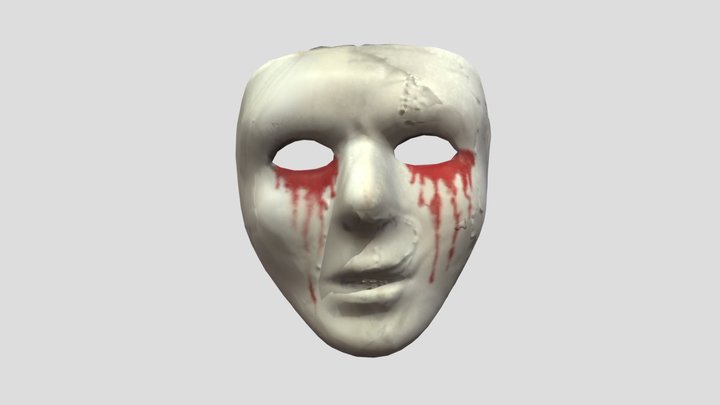 Bloody Eyes Mask 3D Model