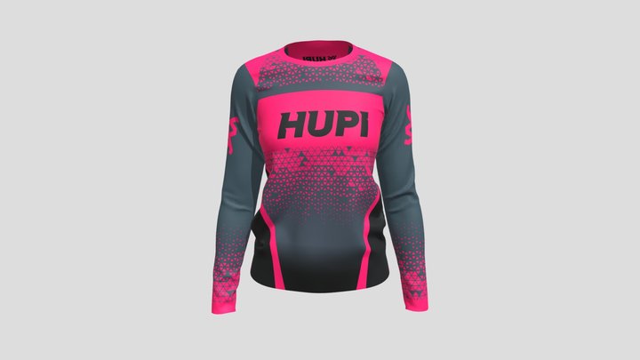 Camisa Longa Fem 3D Model