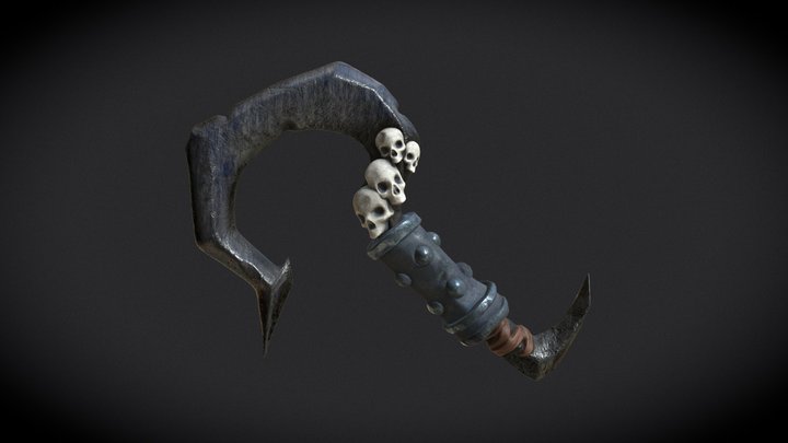 Scythe - Darksiders II 3D Model