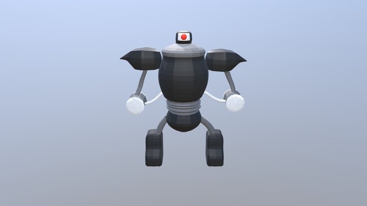 Propsal Karakter Blackball 173140319111001 3D Model