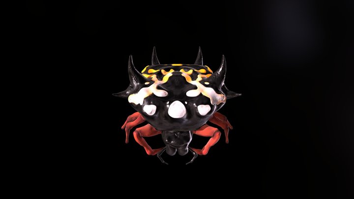 Christmas Spider 3D Model