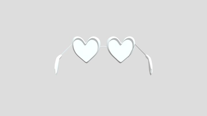 Lunette en coeur  heart bezel 3D Model
