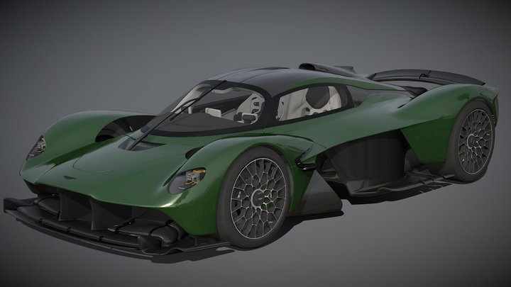 Aston martin valkyrie 3D Model