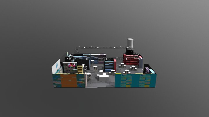 STAND DJECO-02_MAISON & OBJET 01-2018 3D Model